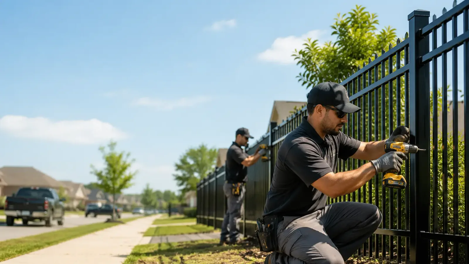 Metal Fence Installation in Little Rock, IA